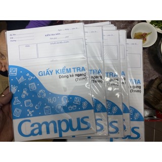 Giấy kiểm tra kẻ ngang – Campus, Hồng Hà, Bitex , smart kids - các mẫu bán chạy