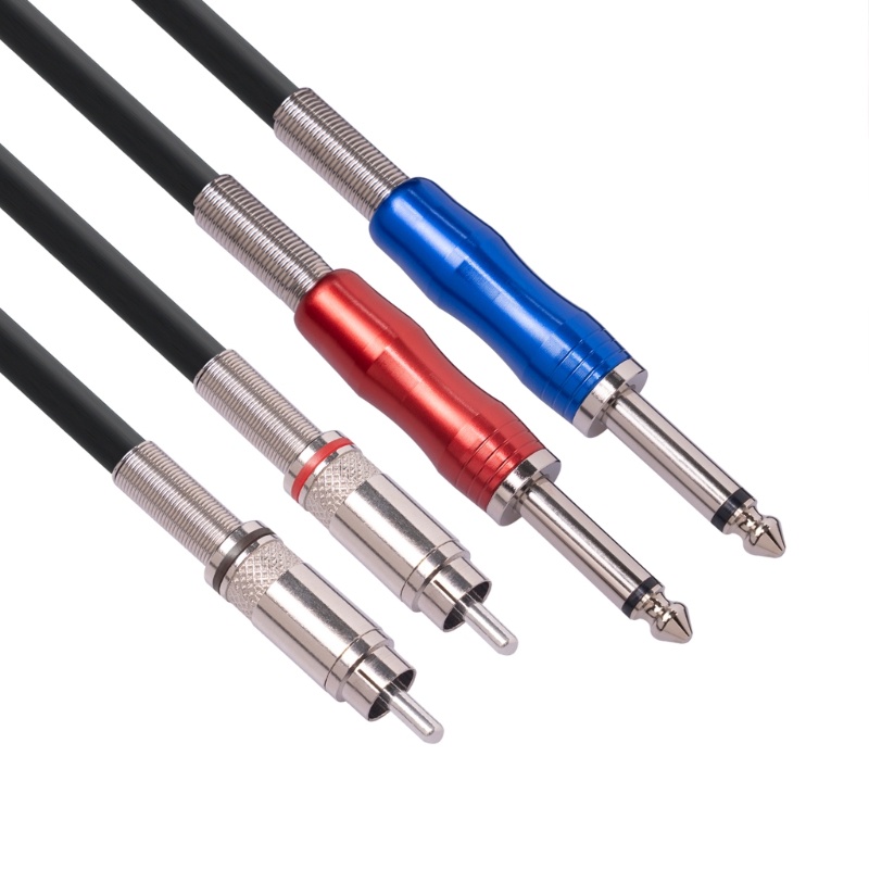 Dây Cáp Hai Đầu RCA Sang 6 35 Chuyên Dụng Cho Bộ Khuếch Đại Âm Thanh