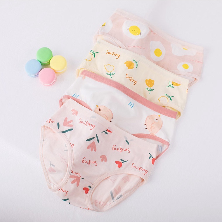 Quần Lót Chất Liệu Cotton Cao Cấp Thời Trang Dành Cho Bé Gái