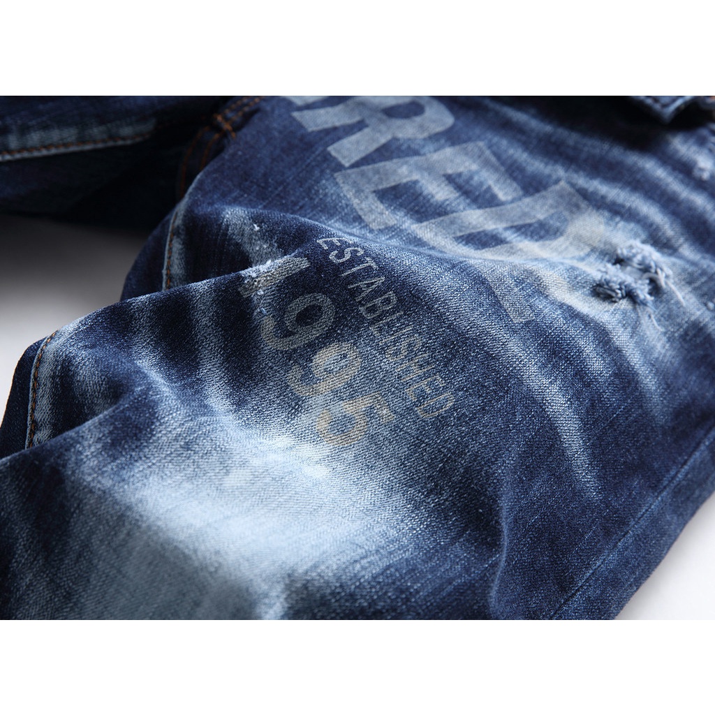 Dsq Miếng Vá Quần Jean cotton Sờn Co Giãn Màu Trơn 1995d2