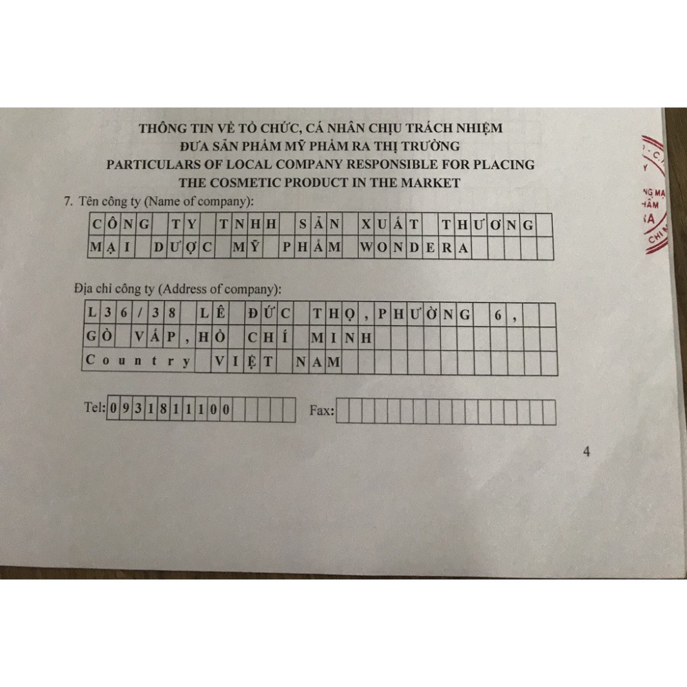 Chính hãng Kem Thoa Vết Thâm Thảo Dược Wondera