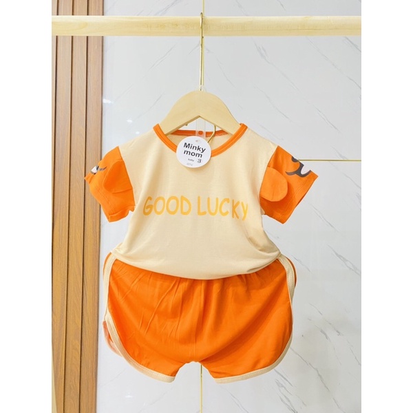 Bộ thun lạnh min ky mom cho bé 5-18kg