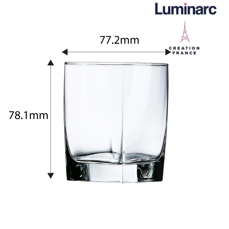 Bộ 6 Ly Thuỷ Tinh Thấp Luminarc Sterling 200ml- LUSTG2516