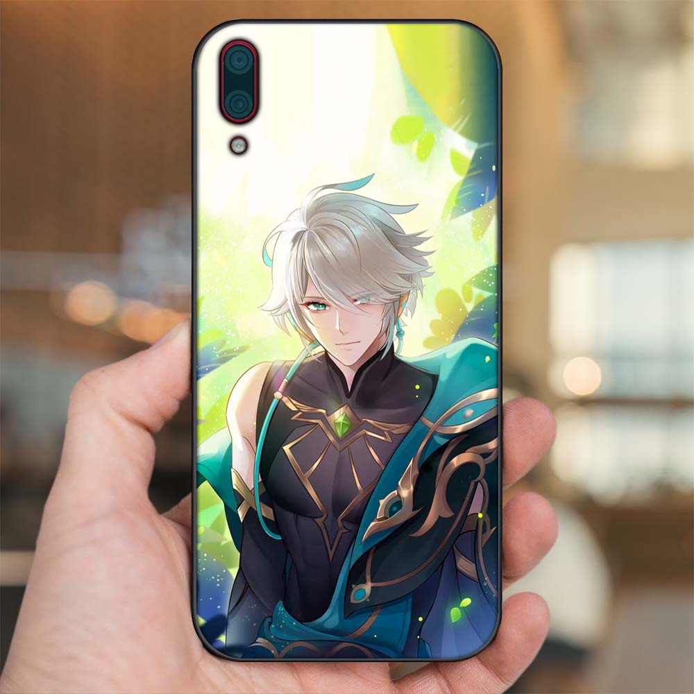Ốp lưng Huawei Y7 Pro 2019 viền đen in hình Alhaitham Genshin Impact