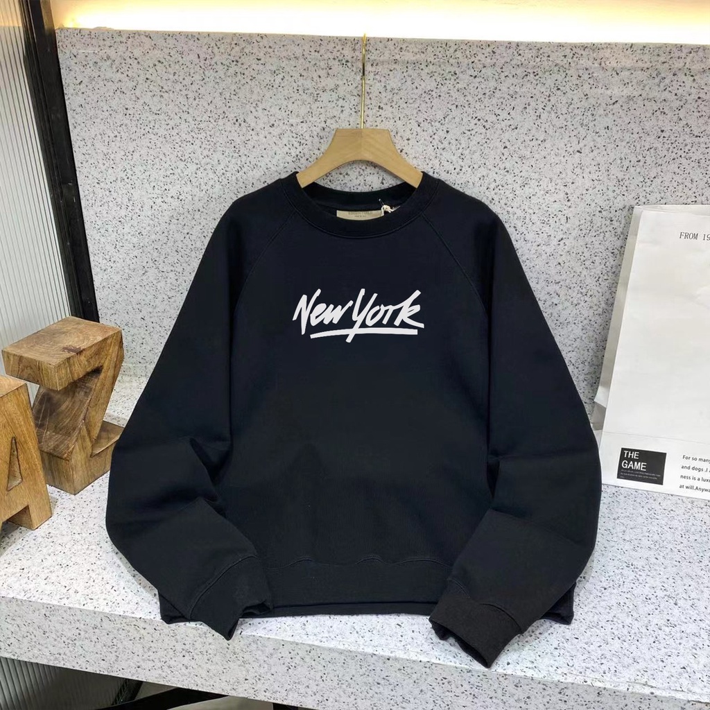 Áo Sweater Jordan Nỉ Lót Bông form rộng Nam Nữ Unisex