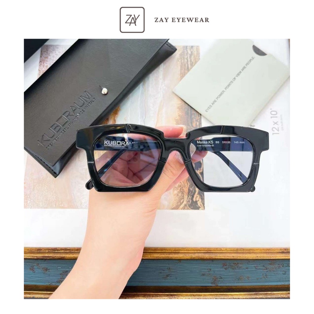 Gọng kính mát nam nữ thời trang chống tia UV420 Maske K5 cao cấp full box