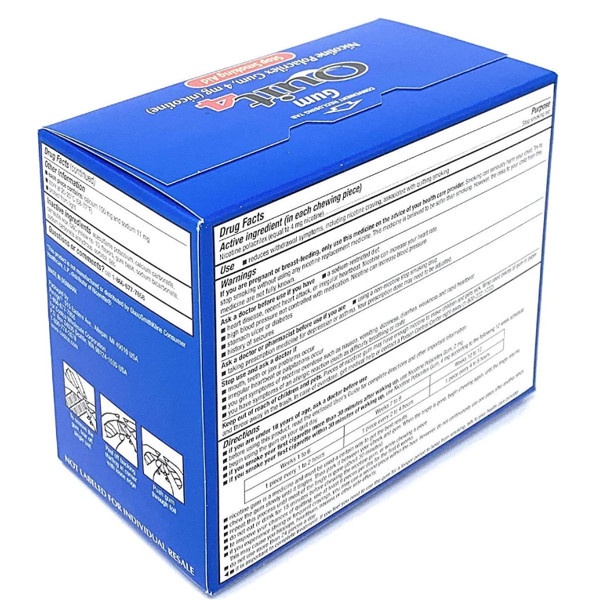 Kẹo cai thuốc lá Kirkland Signature Quit 4 Gum Original 190 viên  của Mỹ