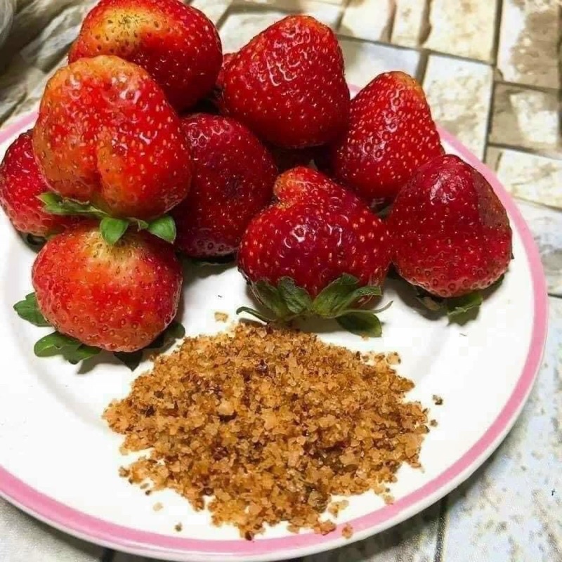 Muối ômai chấm trái cây hiệu Bà thu túi zip 500gr