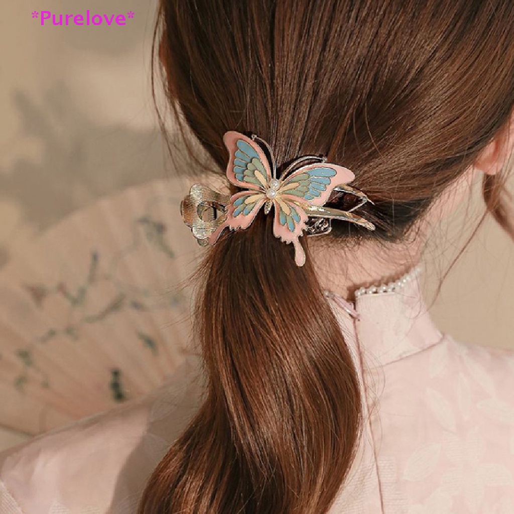 Kẹp Tóc Hình Bướm Phong Cách Trung Hoa Cổ Điển Dành Cho Nữ Mới