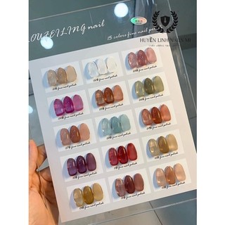 Sét Sơn gel thạch 15 màu
