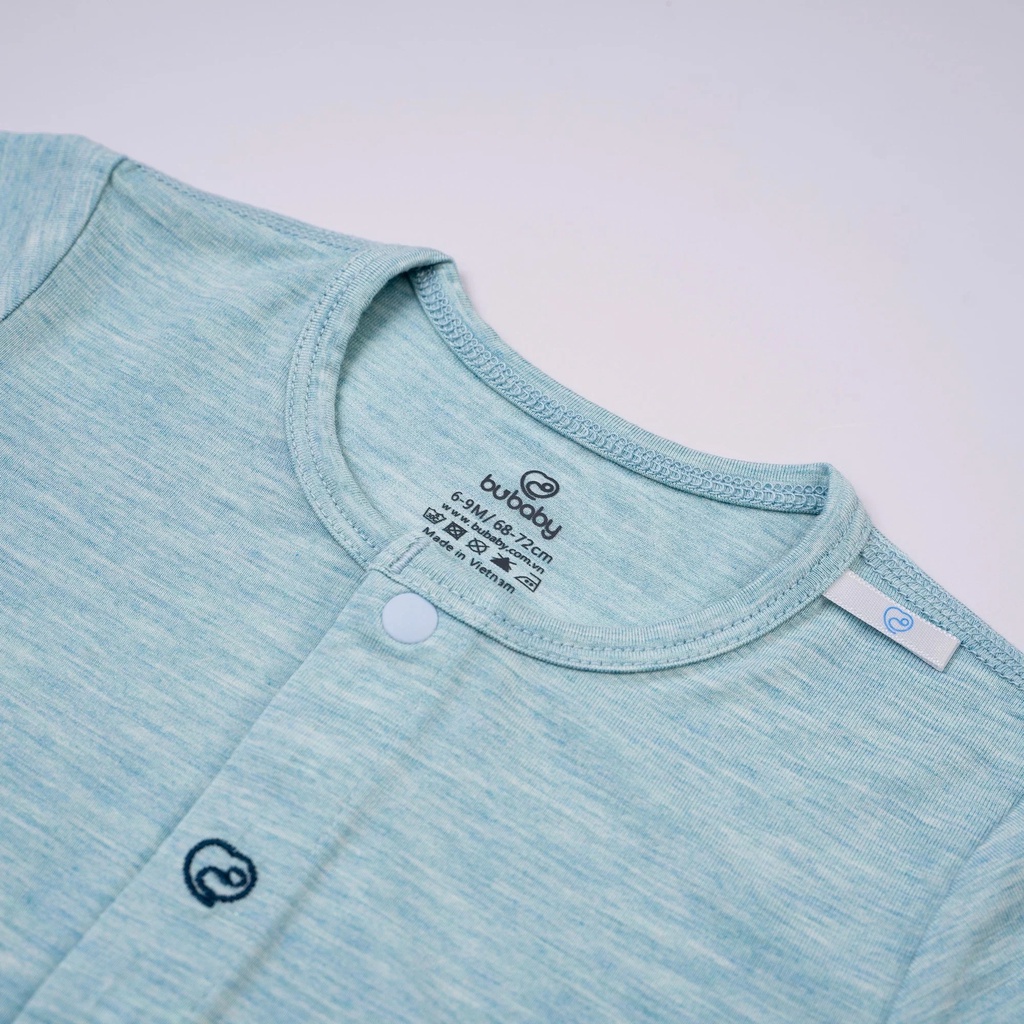 Bộ cộc tay cài giữa sợi tre BU BABY Bambus  cho bé 3M - 12M