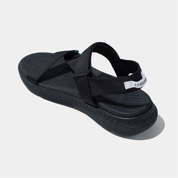 SHONDO | Giày Sandals Shondo F7 Racing nam nữ đen xanh mint F7R1313