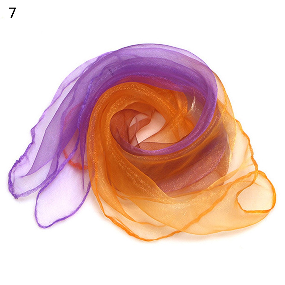 Khăn Voan Vuông Nhỏ Màu Sắc Gradient Dùng Làm Đạo Cụ Biểu Diễn Múa / Nhảy Mú