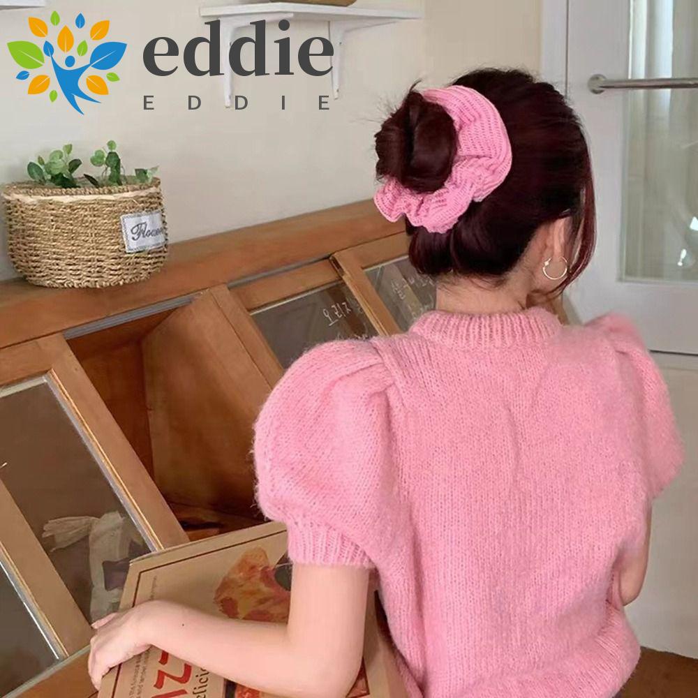 Dây Cột Tóc Cao Su Đan Len Màu Kẹo Đơn Giản Dễ Thương Phong Cách Hàn Quốc 26Ede