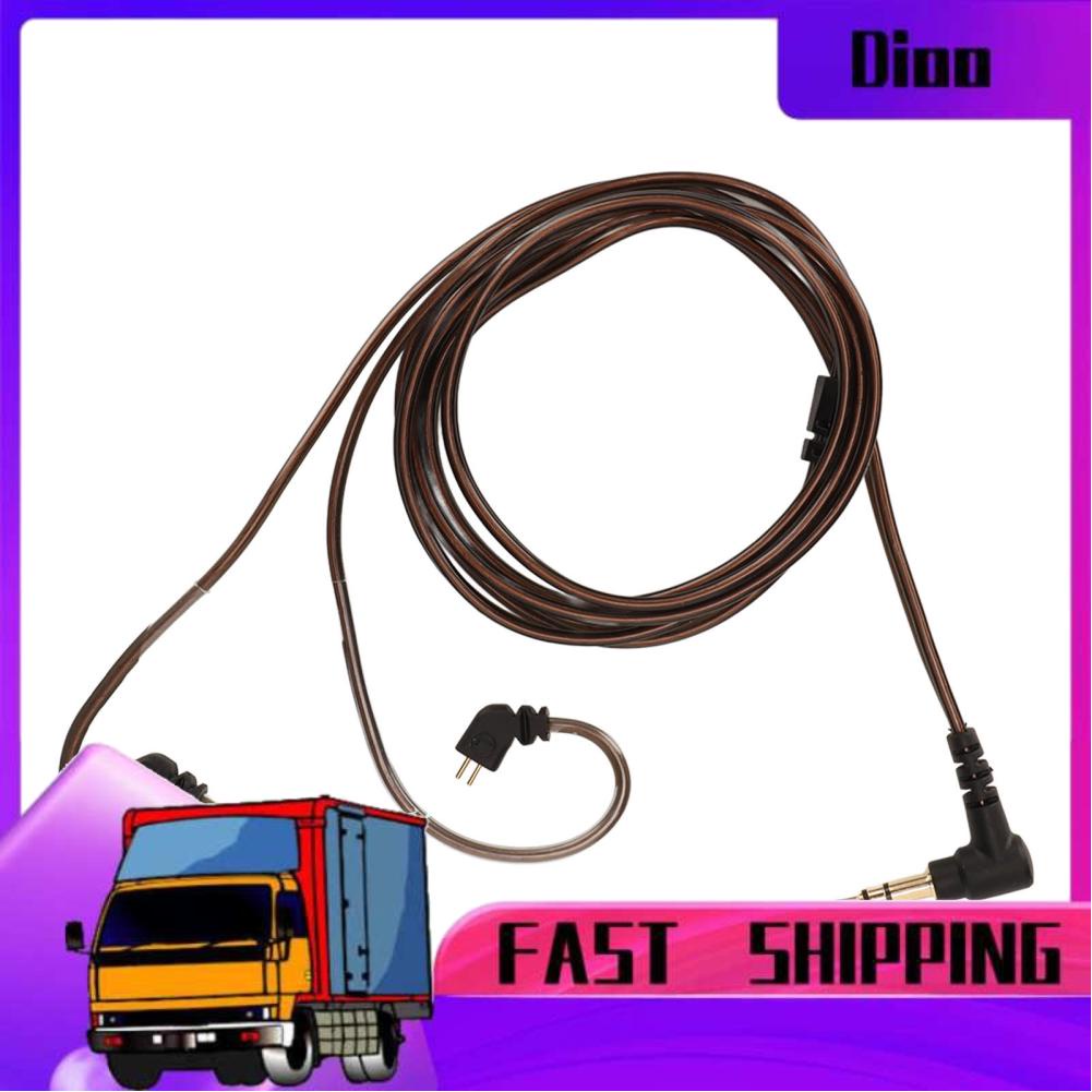 Dioo Headphone Sound Cable Noise Reduction Replacement Headphone Upgrade Cable with Mic for 2 Pin 0.78mm Headphones.