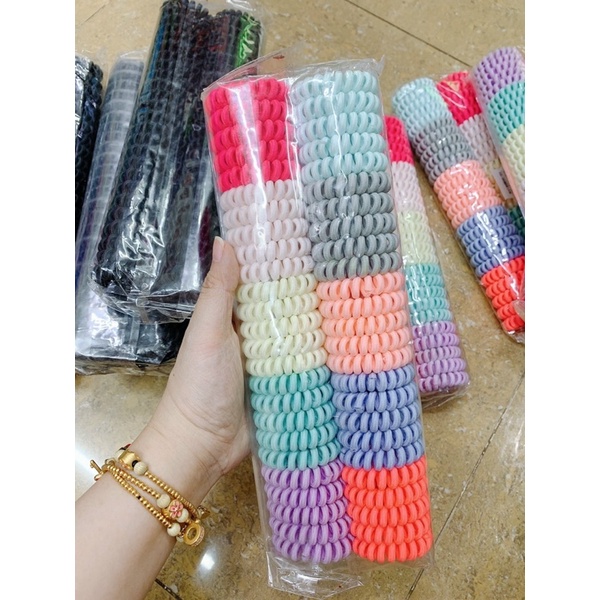 THUN CỘT TÓC LÒ XO THÁI LAN