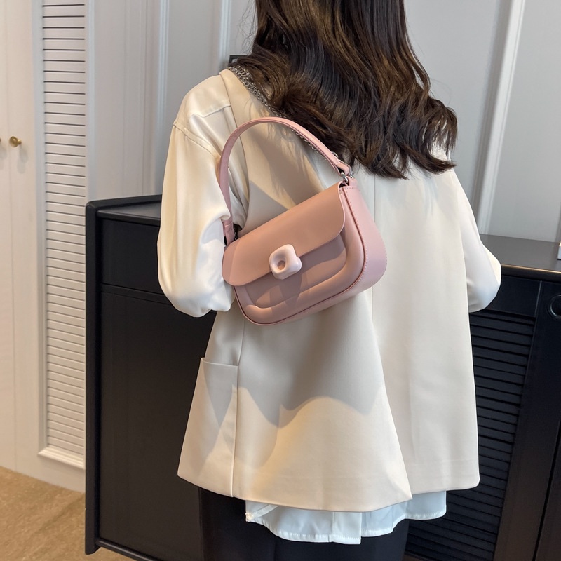 Túi Xách Đeo Vai Hình Vuông Cỡ Nhỏ Màu Trơn Thời Trang Cao Cấp Mới