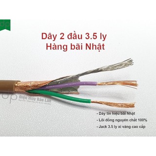 Dây 2 Đầu 3.5 ly - Cáp Hai Đầu 3.5 ly (Hàng Bãi Japan)