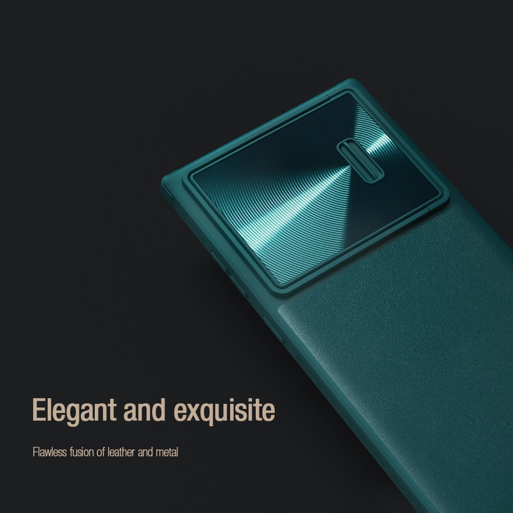 Ốp lưng Samsung S23 Ultra NILLKIN CamShield S Da Trượt Bảo vệ máy ảnh TPU + PC Ốp lưng cho Samsung Galaxy S23 Plus S23+ 5G