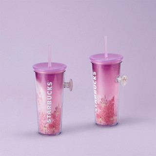 Ly Starbucks Cold Cup 16Oz Plastic Cherry Blossom Moon