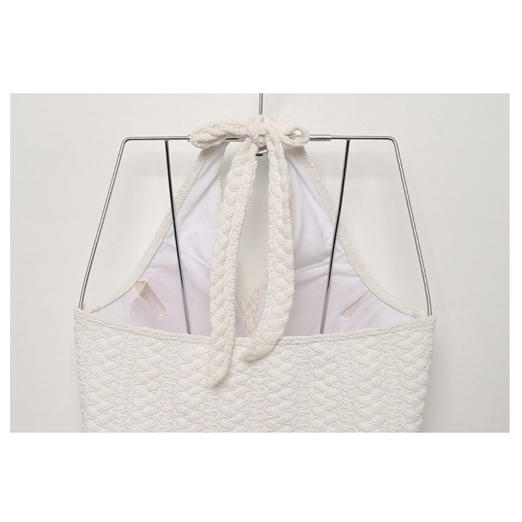 Bộ Đồ Bơi Một Mảnh Lưng Cao Màu Trơn Phong Cách Nhật Hàn Cho Nữ