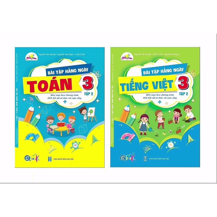 Sách - Lớp 3 Tập 2 - Cánh Diều Combo Bài Tập Hằng Ngày Toán và Tiếng Việt