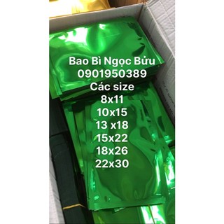 1 ký túi 3 biên màu xanh lá đủ các size