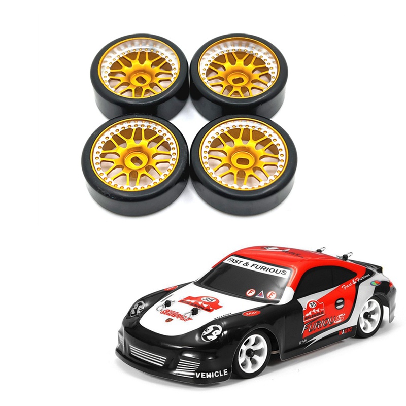 Vành Bánh Xe Nhựa Cứng 27Mm Cho Wltoys 284131 Phụ Kiện Cho Xe Hơi Điều Khiển Từ Xa K969 K979 K989 Kyosho Mini-Z 1 / 28