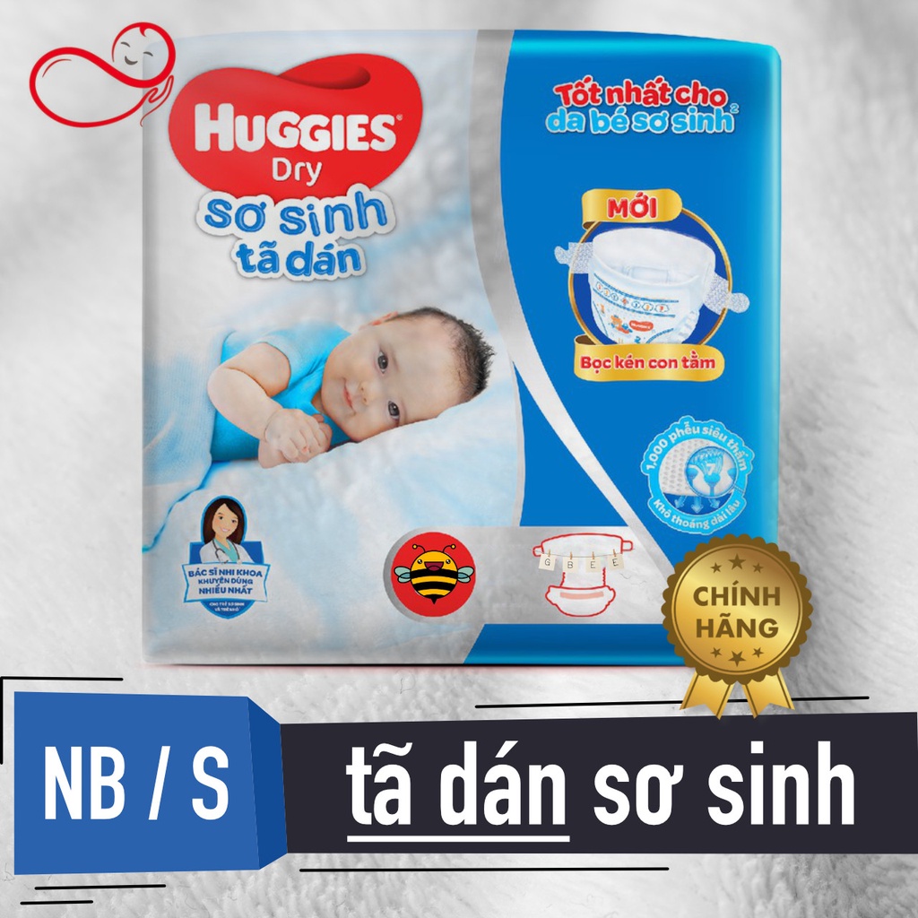 tã DÁN Huggies Newborn (NB70, S80)