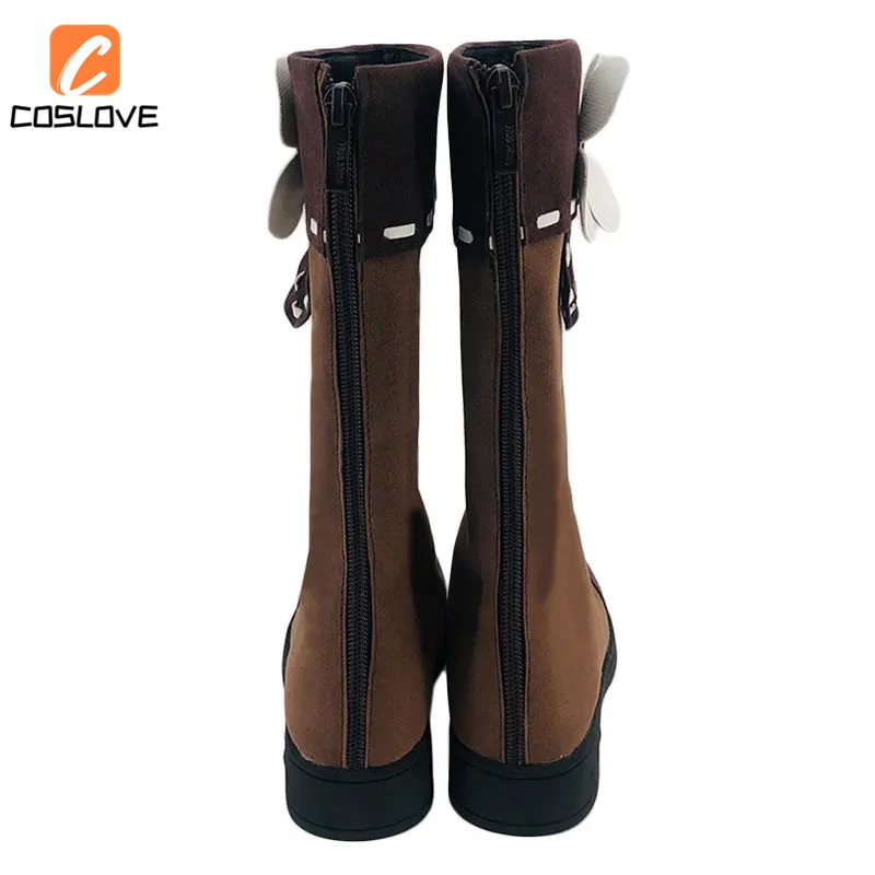 Giày Bốt Hóa Trang Nhân Vật Anime Genshin Va Chạm Klee Thời Trang