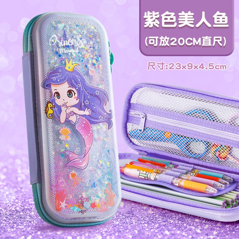 Túi Đựng Bút Chì In Hình Công Chúa Elsa 2023 R6XN Lấp Lánh Phong Cách Disney Đơn Giản Dành Cho Học Sinh Tiểu Học 2023