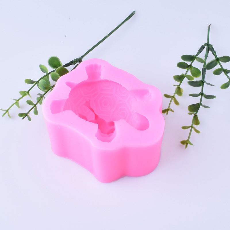 Khuôn Silicone Tạo Hình Làm Xà Phòng Hình Rùa DIY