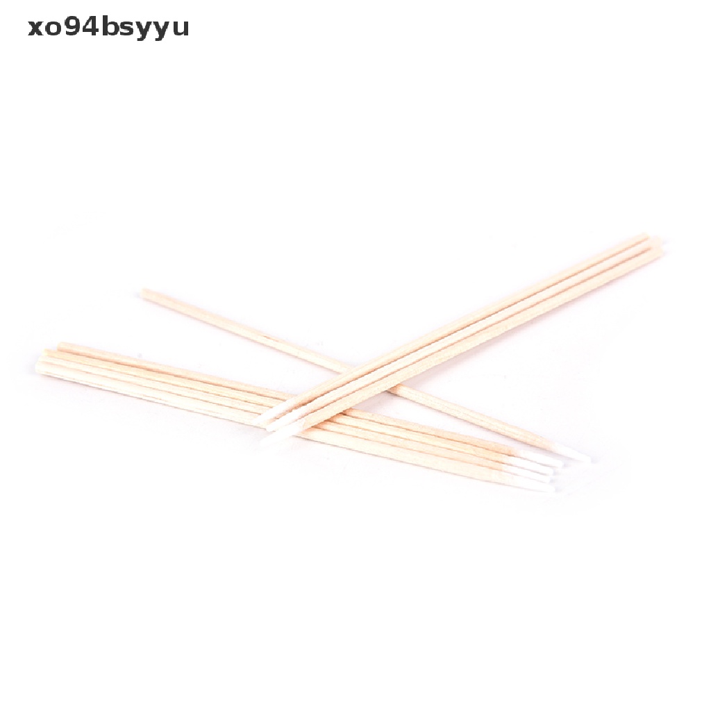 Set 100 Tăm Bông Xo94Bsyu 100X Tay Cầm Bằng Gỗ Dùng Trong Xăm Mình