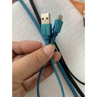 Cáp sạc Lightning ngắn 30cm bọc Dù sạc nhanh