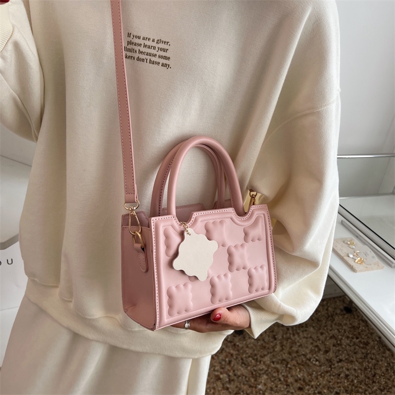 Túi Đeo Vai Hình Vuông Phong Cách Phương Tây Hàn Quốc Chất Lượng Cao Cho Nữ