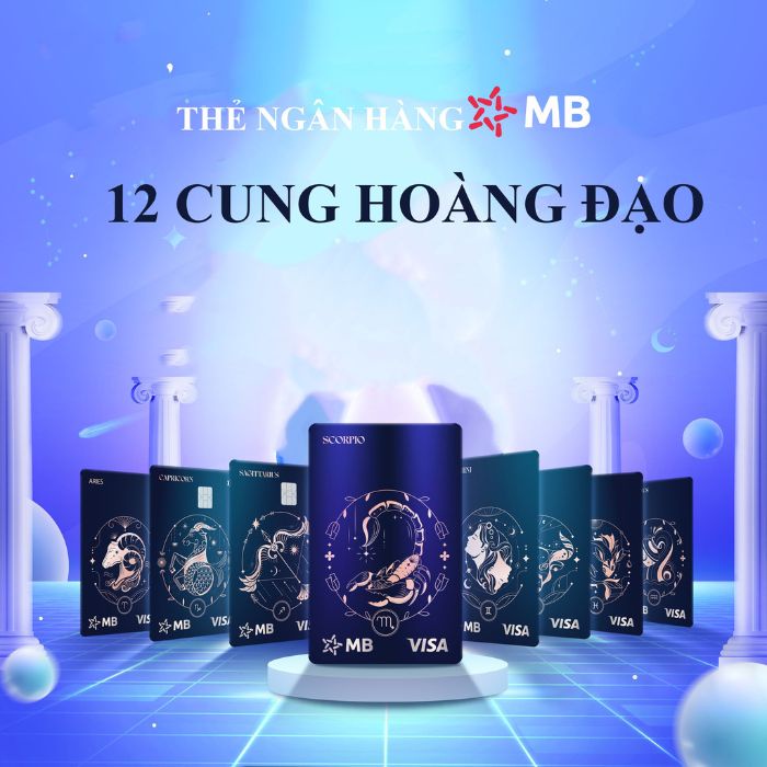 THẺ MB Bank 12 Cung Hoàng Đạo - Hi Collection