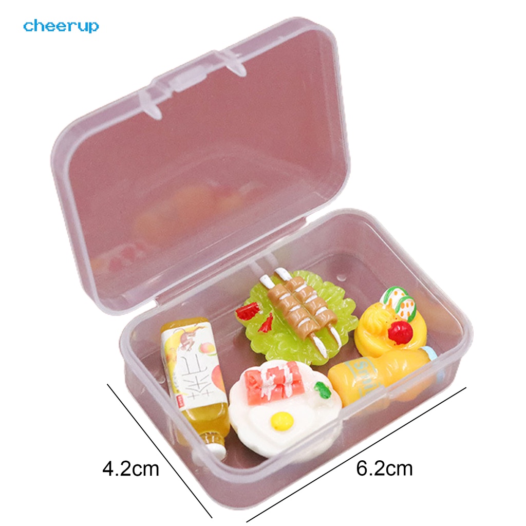 Set 5 Mô Hình Chai Bánh Quy / Thức Ăn Độc Đáo Trang Trí Tiểu Cảnh