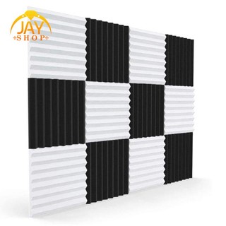 Set 12 Đệm Xốp Cách Âm 2.5X30X30cm Gắn Trần Nhà Cho Phòng Thu Âm