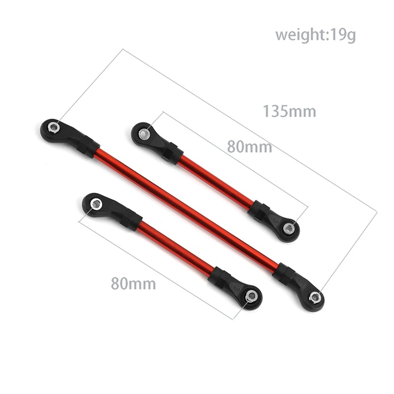 Phụ Kiện Liên Kết Bánh Lái 117mm 60mm Panhard Link 63mm 8146 Bằng Kim Loại Cho Xe Điều Khiển Traxxas TRX4 1 / 10