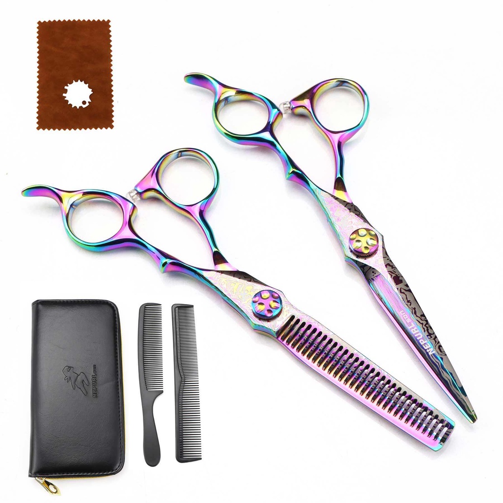 Kéo Cắt Tóc Mái 6.0 Inch Chuyên Dụng Cho Thợ Làm Tóc