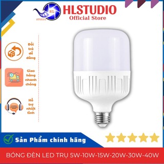 Bóng đèn Led trụ 5W-10W-15W-20W-30W siêu sáng, tiết kiệm điện E27 ph002 HL Studio
