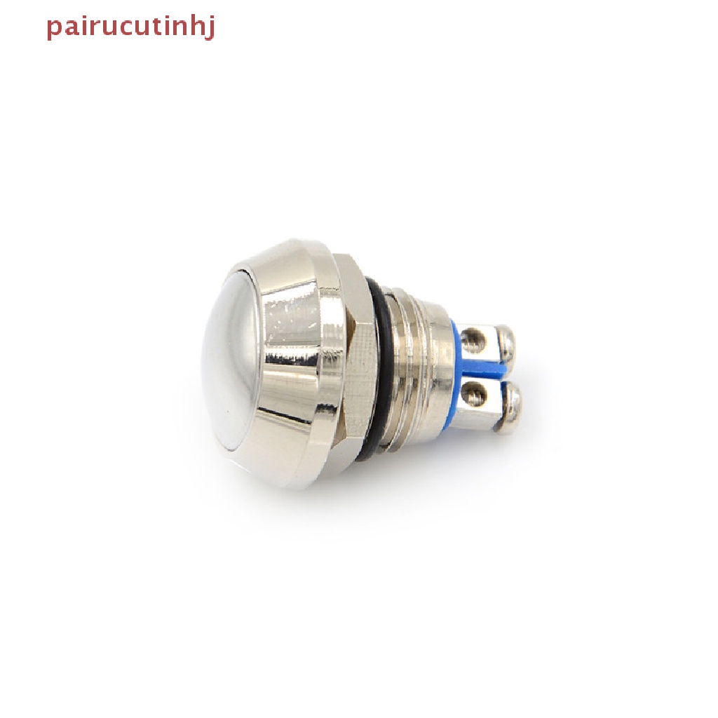 Cặp Nút Công Tắc Nhấn Bằng Kim Loại Chống Nước 12mm