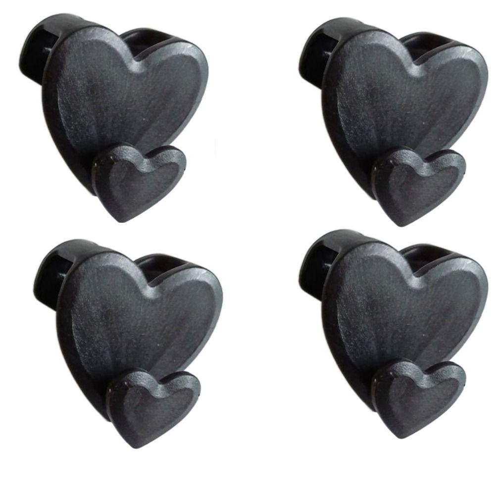 WATTLE Set 4 / 18 Móc Nối Quần Áo Hình Trái Tim Chống Trượt Tiện Dụng Cho Gia Đình