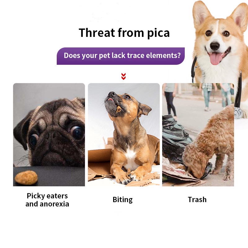 Viên khoáng chất- bổ sung khoáng chât cho chó mèo- trị chó mèo ăn bậy-Boramy