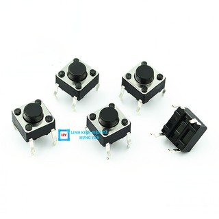 [❤️RẺ VÔ ĐỊCH❤️] Túi 10 Chiếc Nút nhấn 4 chân 6*6*4.3MM