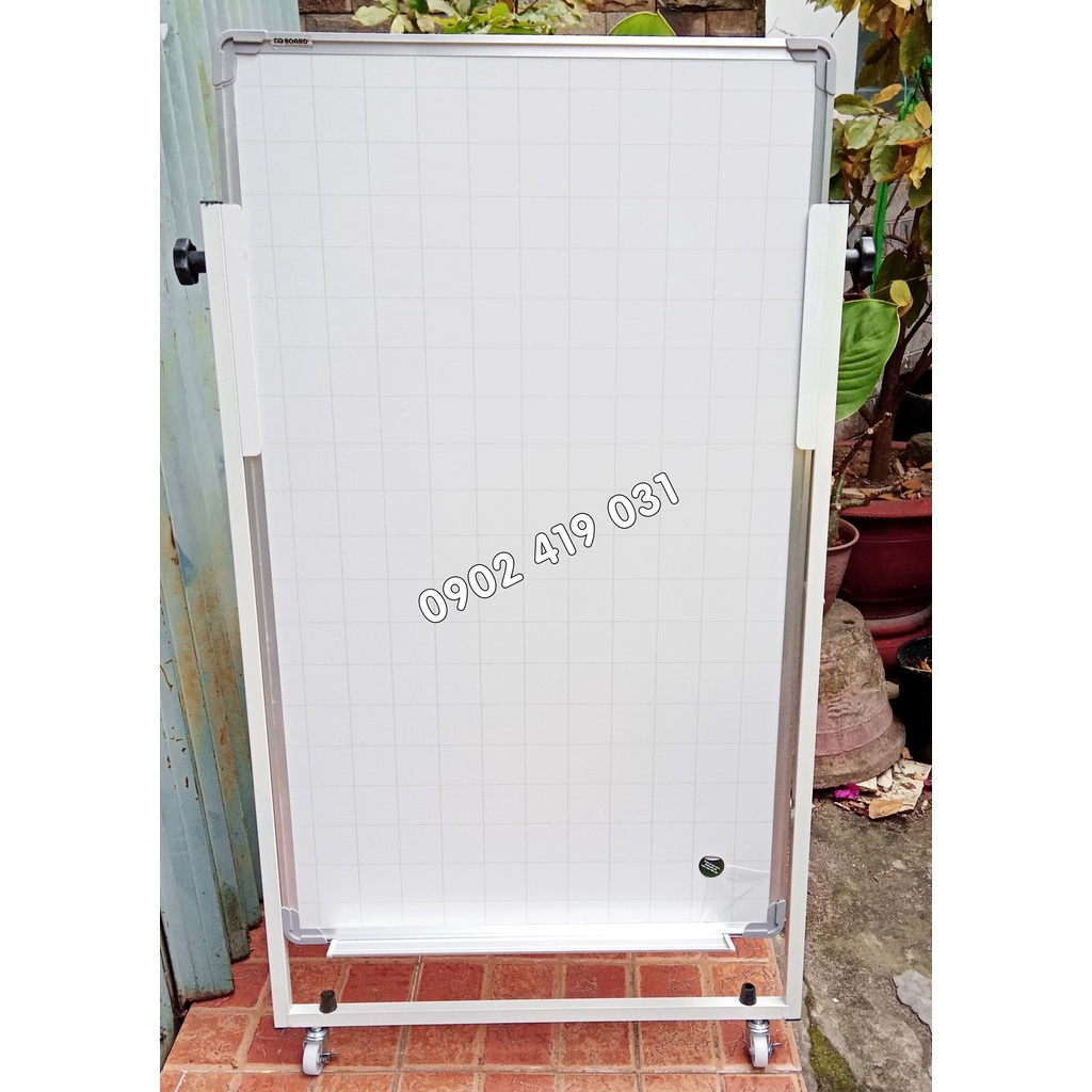 Bảng Filpchart Kẹp Giấy, Chân Gấp có bánh xe di chuyển - 60x100cm