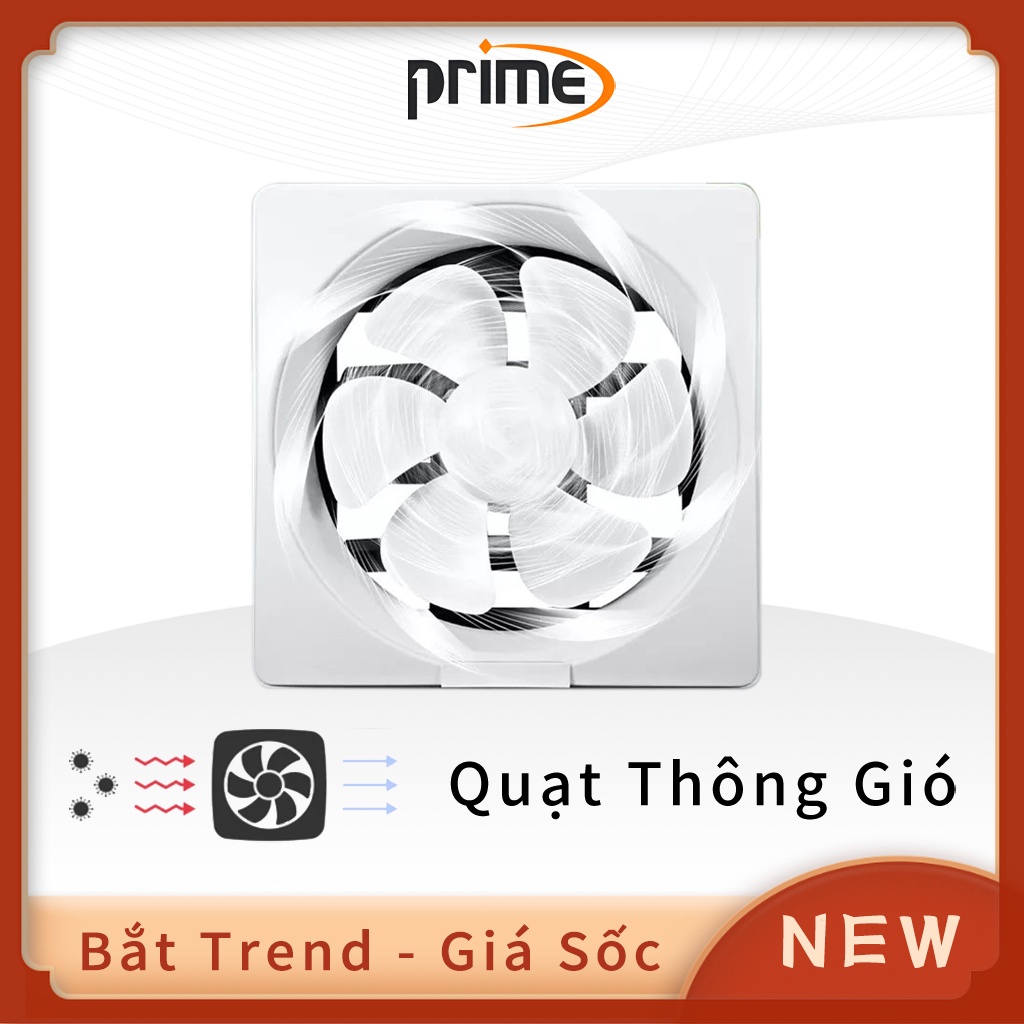 Quạt Hút Âm Tường Thông Gió Hàng Chính Hãng BH 12 tháng, Tốc Độ Cao, Công Suất Mạnh 40W, Vận Hành Êm Ái