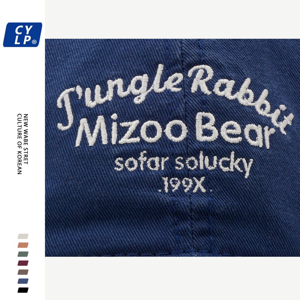 Mũ Lưỡi Trai Thêu Chữ Phối Màu Tương Phản Thời Trang Xuân Hè Cá Tính Cho Nam Và Nữ