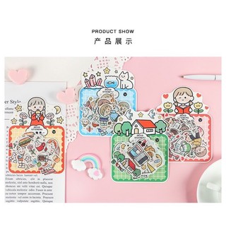 Sticker deco siêu xinh gói 40 hình