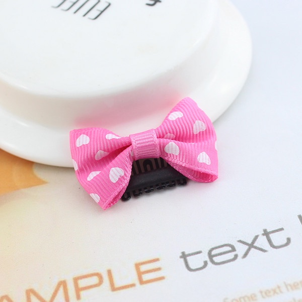 Set 10 Kẹp Tóc Nơ Nhiều Màu Dễ Thương Cho Bé Gái